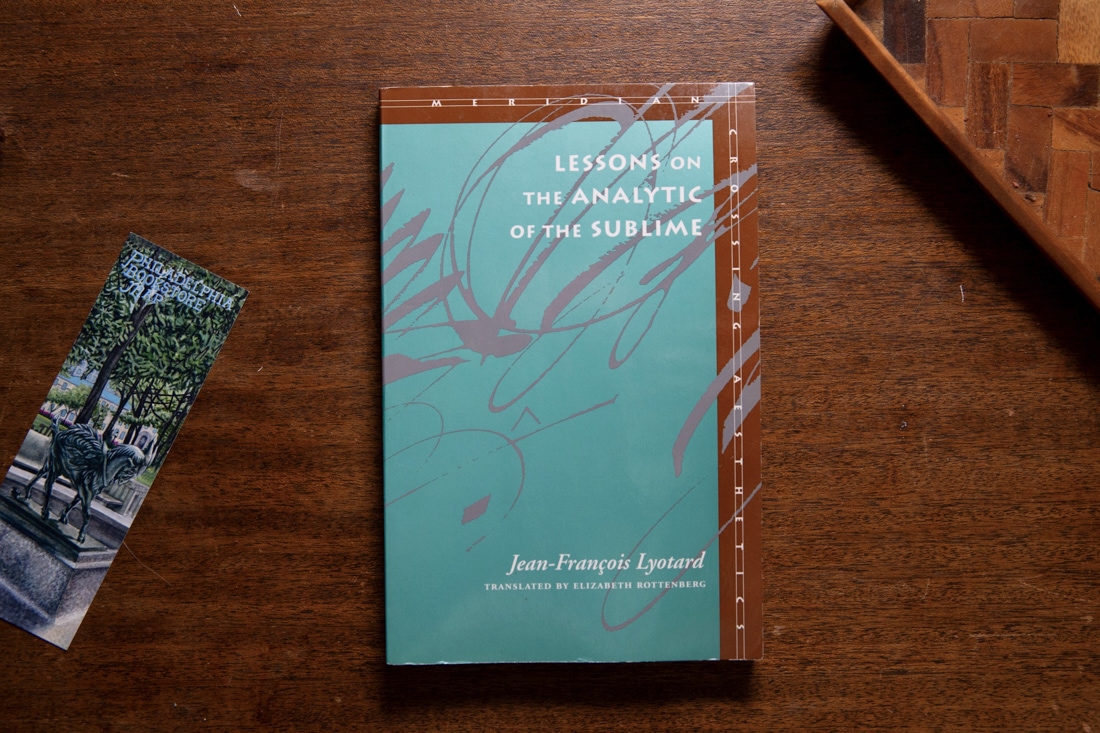 Lessons On The Analytic of The Sublime  by Jean-François Lyotard