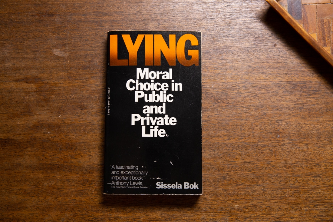 Lying  by Sissela Bok