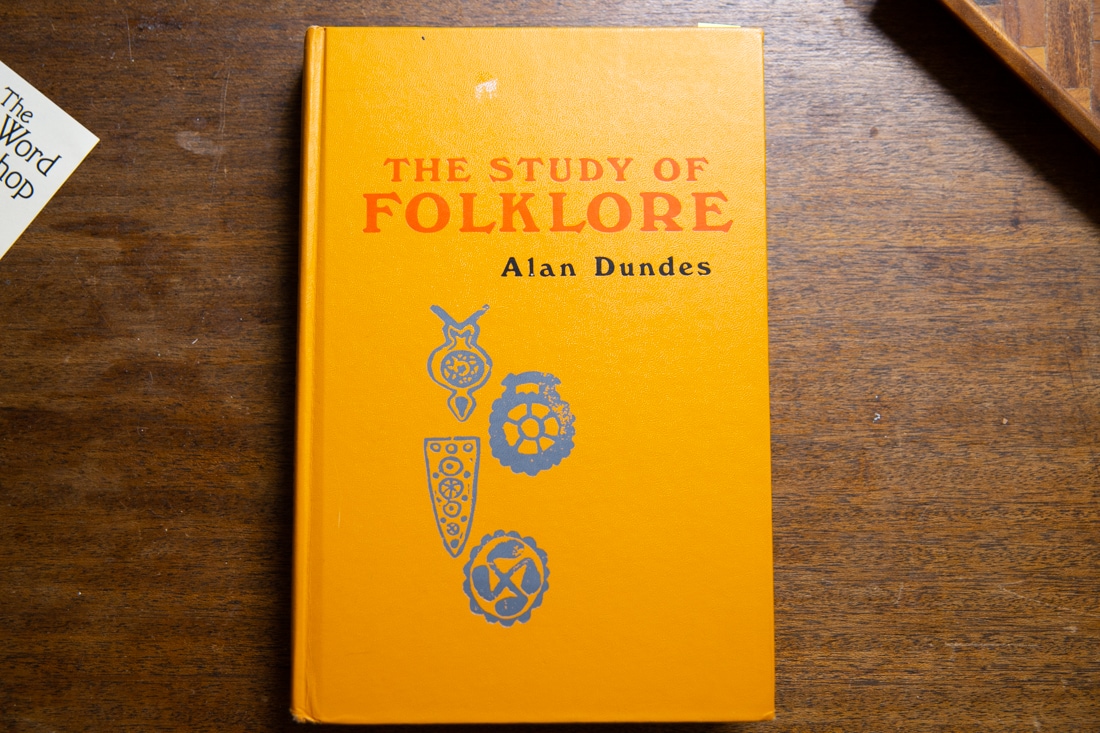 The Study of Folkore edited by Alan Dundes