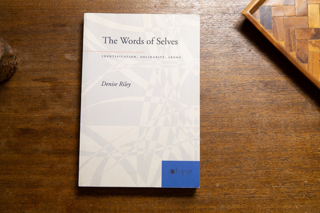 The Words of Selves  by Denise Riley